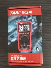 TASI TA801A/B/C/D multímetro Digital Mini Smart Ture Rms Ac Dc Ncv rango automático Digital probador multímetro Ohm, Hz medidor de voltaje