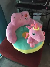 Funda de asientos para bebé, soporte para sofá, silla de felpa para aprender a sentarse, para alimentar, piel, esponjoso, sin relleno