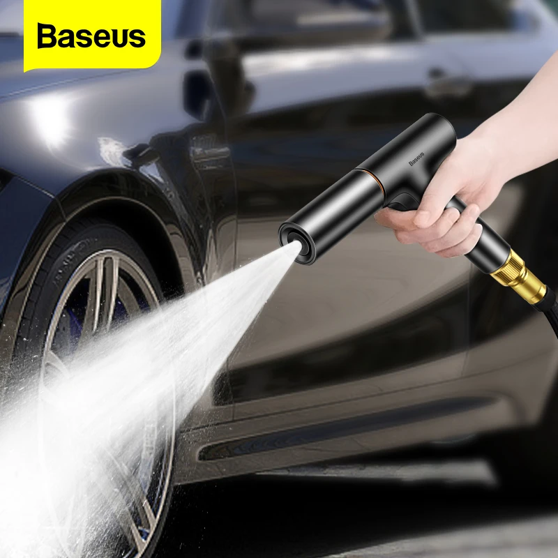 Baseus Car Water Gun High Pressure Spray Wash Gun Sprinkler Cleaner For