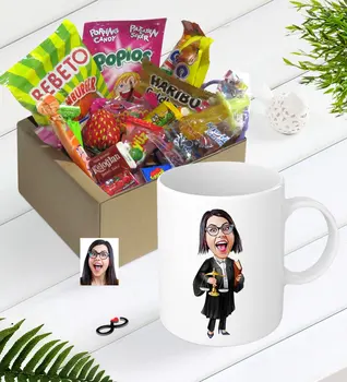 

Personalized Women 'S Attorney Caricature Of Nostalgic Lezzetler Mug Seti-1