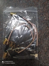 Conector de ángulo recto SMA hembra a CRC9 Cable en espiral RG316 15cm 6