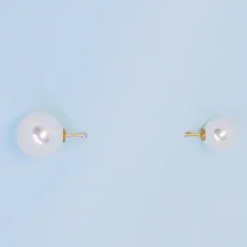

Brooch for lapel Pearl 50714 (white, needle, jewelery alloy)