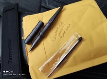 Tenvellon-Bolígrafo táctico de autodefensa, herramienta de defensa Personal de emergencia, protección de seguridad, EDC, Color negro y gris, paquete Simple