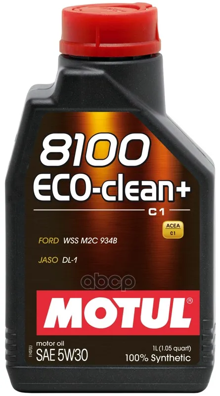 MOTUL Масло Моторное 5w30 Motul 1л Синтетика 8100 Eco-Clean C1 Motul 101580