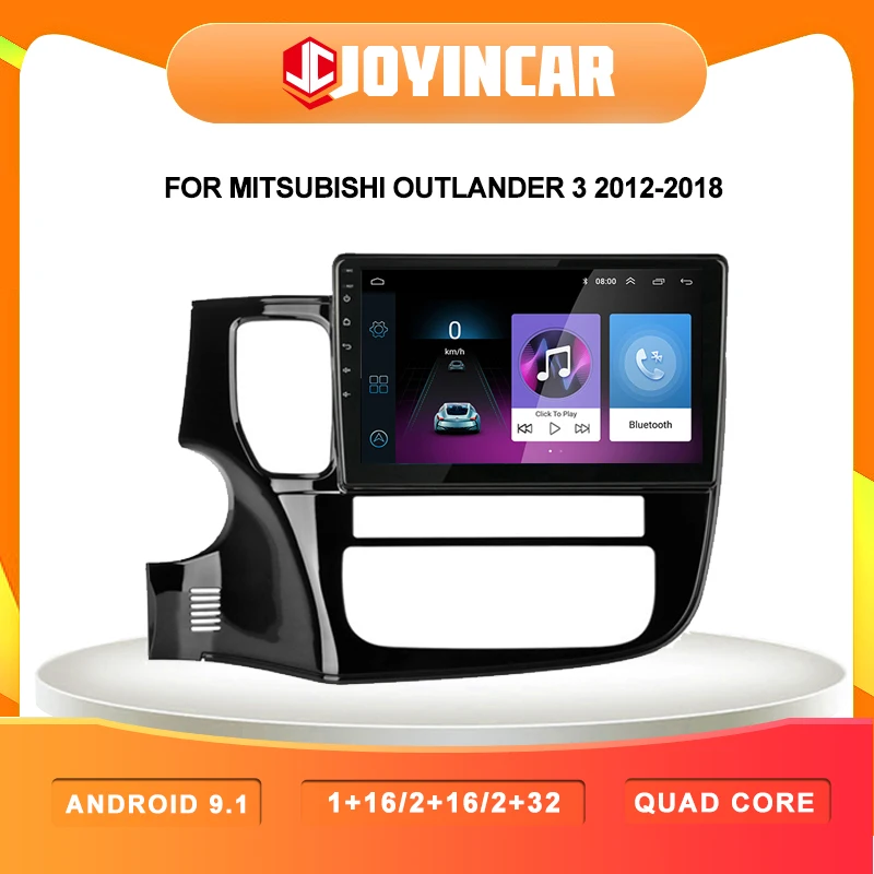 Автомобильный мультимедийный DVD плеер 2 din Android 10 1 GPS навигация для Mitsubishi Outlander 3 9