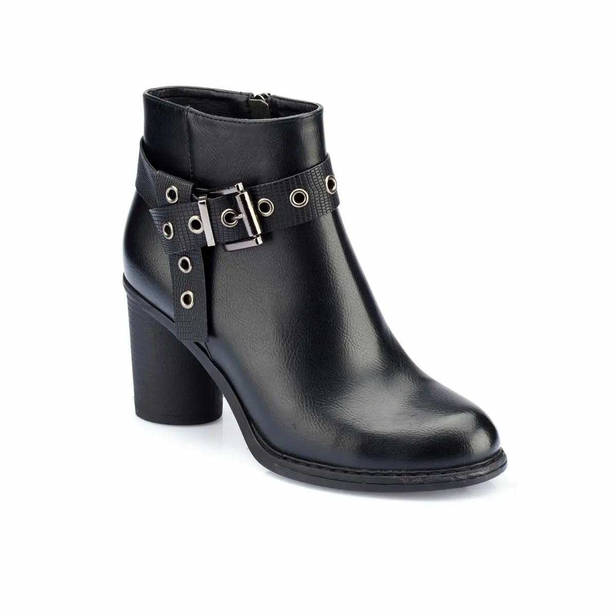 

FLO Black Women 'S Autumn Winter Fashion Leather Boots Shoes 82.312217.Z Polaris