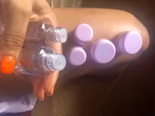 Mini botes de plástico para cosméticos, mini botellas de plástico para uso de crema cosmética para rostro, juego de 7 unidades, envases vacíos de plástico transparentes, kit de viaje