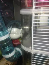 Cage-Box Toilet-Hamster Acrylic-House Sand-Room Bath Mouse-Gerbille Small Pet-Supplies