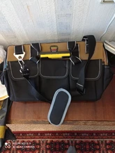 Bolsa de herramientas portátil para electricista, multifunción, instalación de reparación, lona, grande, gruesa, bolsillo de trabajo