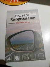 Película antiniebla para espejo lateral de coche, 2 uds., para espejo retrovisor de puerta, antideslumbrante, impermeable, transparente, envío gratis