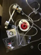 Kit de sistema generador de CO2 para acuario, conjunto de difusor y regulador de CO2 con válvula, atomizador de burbujas y tanque solenoide para peces y plantas