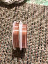 Colorfast-Cable de cobre para pulsera y collar DIY Beading, joyería de alambre dorado, plateado o rosa, 0,2 a 1 mm, fabricación de manualidades