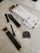 Cortadora de pelo eléctrica para hombre, afeitadora LCD de 0mm, recortadora profesional para Barbero, Máquina para cortar cabello recargable T9 USB