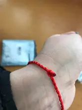 Pulsera de hilo rojo Unisex, para parejas, amigos, la suerte, regalos, joyería hecha a mano, 10 Uds.