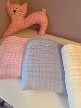 Pañal de muselina para bebé, Manta de bambú para recién nacido, Manta de algodón para recién nacido