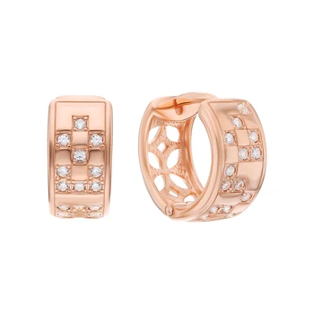 

Silver earrings with cubic zirconia sunlight sample 925