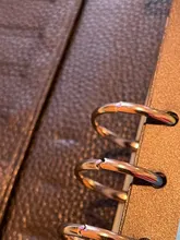 Moterm-Agenda de anillos de lujo con carpeta de anillos plateados, organizador de Agenda, diario, Bloc de notas, cuaderno de bocetos, A5, 30 MM, nueva serie