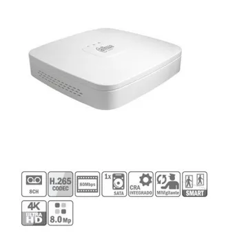 

NVR 8ch 80Mbps H264 HDMI 1HDD NVR4108-4KS2