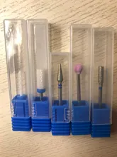 Fresas de corindón para uñas, accesorios de herramientas para manicura eléctrica con piedras de cerámica, 1 Uds.