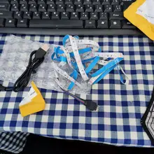 Diode Lamp-Tape Led-Strip-Light Tv-Background-Lighting Usb-Cable Key-Control Desk-Screen