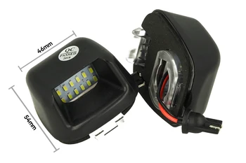 

Led license plate lights Kit Nissan Navara D40 2005-2016 OEM 26510 ZP50A 12V 3W White Canbus