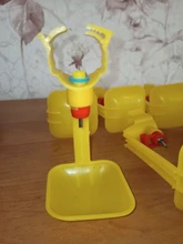 Bebedero para aves de corral y pollos, tazas colgantes, bebedero automático para pollos, Bola de tubos, pezón, suministros de alimentación para aves de corral, 10 Uds.