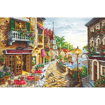 

Leti904 set for embroidery letistitch 'invitation to dinner '45*30 cm