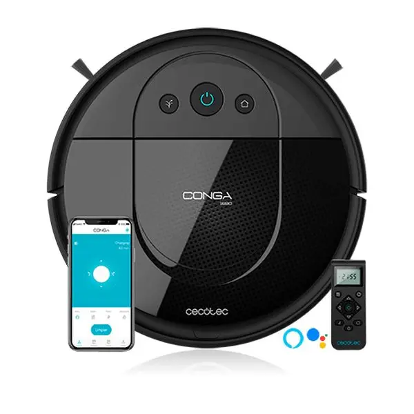 Робот-пылесос Cecotec Conga 1690 Pro 550 ml 64 dB 2000 Pa wifi черный