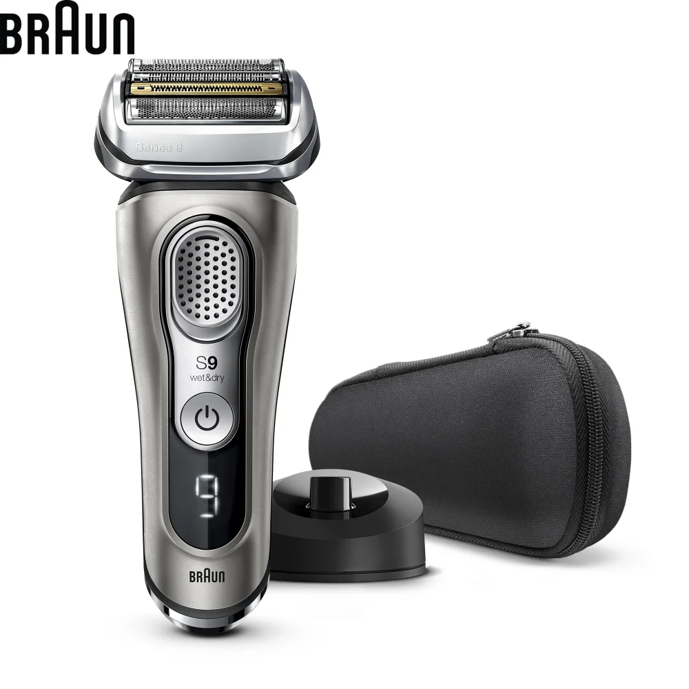 Электробритва Braun Series 9 9325s с зарядной станцией и тканевым футляром 9325 s
