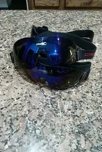 Gafas de esquí antiniebla para hombre y mujer, 2 lentes, UV400, esquí, Snowboard, patinaje