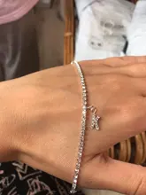 Tobillera con letra inicial de circonia de cristal para mujer, pulsera para tobillo con letras del alfabeto para mujer, cadena para pies, pulseras para pierna, joyería Bohemia