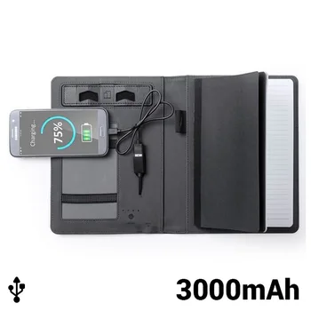 

Notepad with Power Bank 3000 mAh 145397