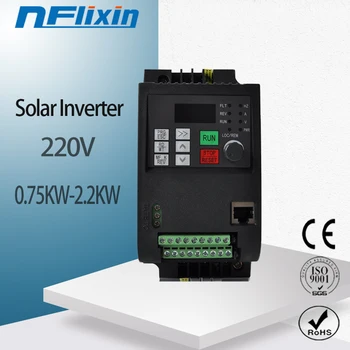 

For Europe !0.75KW/1.5Kw/2.2Kw/4KW/5.5KW/7.5KW VFD Solar Frequency Inverter DC Input to 3P 380V Output Motor Speed Control