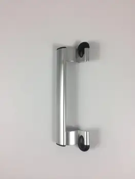 

Door handle aluminum color metal. Length 23 cm