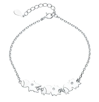 

Silver Bracelet with cubic zirconia sunlight sample 925