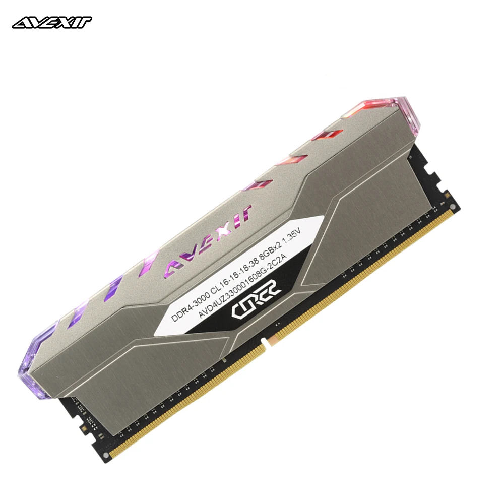 Avexir Core 2 ddr4 8 Гб 3000 МГц RGB DIMM 32 Гб 2666 МГц 3200 МГц 3600 МГц 16 ГБ 32 ГБ pc4 ram настольная память поддержка материнской платы