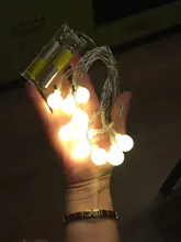 Garlands Lamp Light-String Battery-Powered Christmas-Decorations Home-Fairy-Lights Twinkle