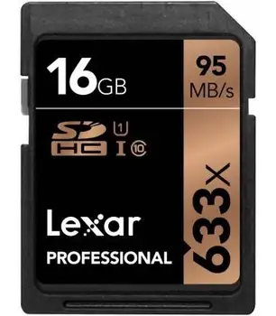

LEXAR SDHC CARD™/SDXC™UHS-I 633x16GB