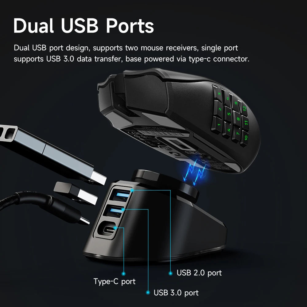 G502 X LIGHTSPEED＋専用ワイヤレスRGB充電器　セット RGB 磁気マウス充電器 Logitech G Pro ワイヤレス X Superlight