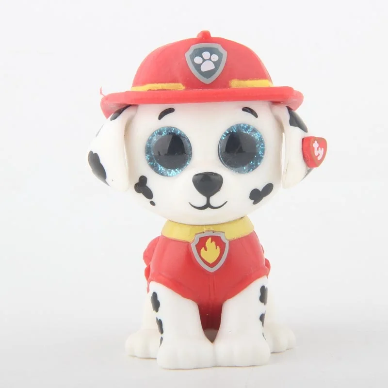 Marshall Ty Paw Patrol 1 шт. мини Боос глухая коробка коллекционные игрушки ручная роспись с контрольным списком собака Пингвин Единорог жираф животное - Цвет: Marshall