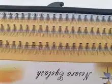 60 racimo/caja de pestañas individuales 0,07/0,1 grueso conjunto de pestañas extensión 3D pestañas falsas naturales al por mayor