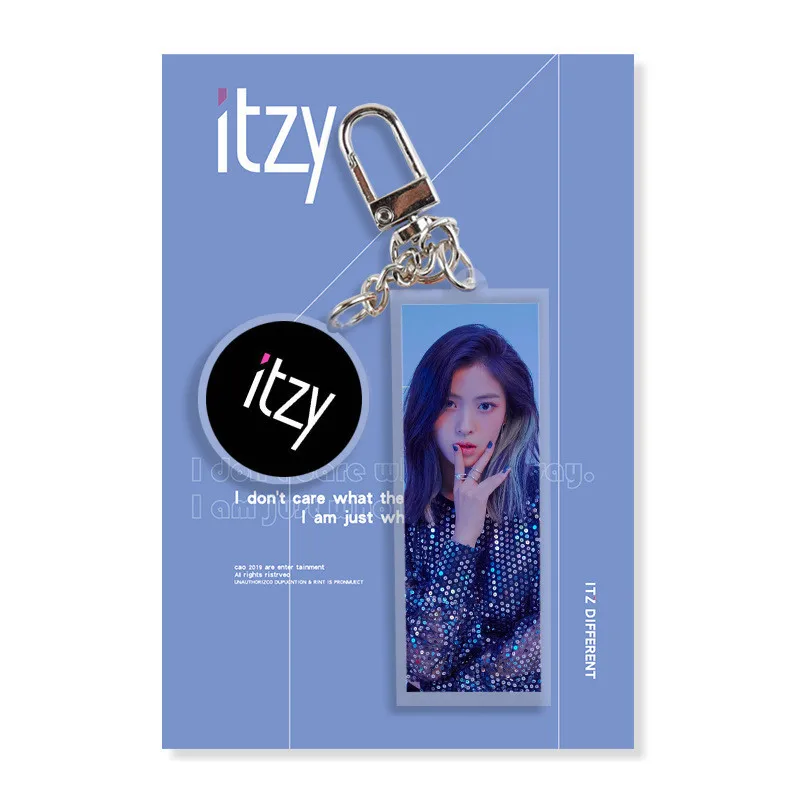 K POP ITZY акриловый брелок IT'z разные IT'z ICY RYUJIN CHAERYEONG YEJI YUNA LIA YGG342