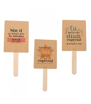 

Pai Pai Kraft "Gracias por venir" - Detalles, recuerdos y regalos para bodas, comuniones baratos originales invitados