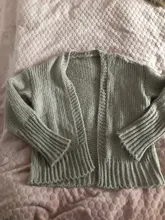 Oversize Sweater Coats Women Cardigans Knitted Beige Syiwidii Pink Fashion Solid Khaki