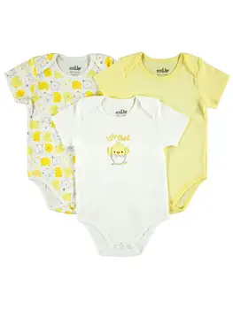 

New Style Newborn Baby Bodysuit Summer Clothes Boys Girls Letter Short and Long Sleeve Cotton Combed Snapback Badi 12-24 Month