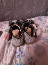 Zapatos con lazo de encaje de lentejuelas para niñas, zapatillas de baile de princesa con perlas bonitas, informales, para fiesta, boda, D721, novedad de 2020