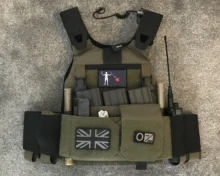MILITECH TW FCSK 2,0 Advanced Slickster Mil Spec Plate Carrier con MFC 2,0 bolsa principal y Sub Abdominal Pouch Loadout Set Deal