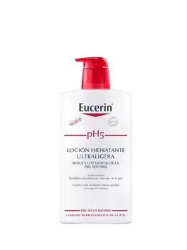 

Eucerin ph5 ultra-light moisturising lotion 1000ml for dry and sensitive skin.