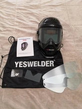 Сварочная маска KEYGREE с защитой от запотевания... шлем для сварки с солнечной батареей... с боковым обзором... для TIG MIG arco AVG