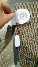 Spot-Light Ceiling-Lamp Led-Decoration Led Dimmable DBF Body-Recessed Black/white COB